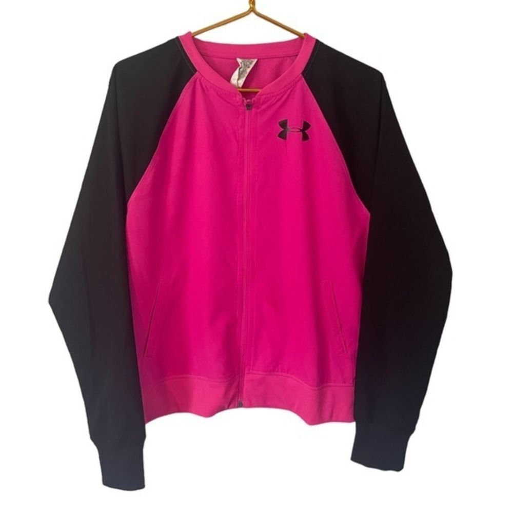 Under Armour Woman’s Full Zip Windbreaker, Size Large‎